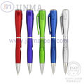 Colorful Logo Plastic Ball Pen Jm-D04A with LED